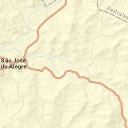 São José do Alegre Street Map