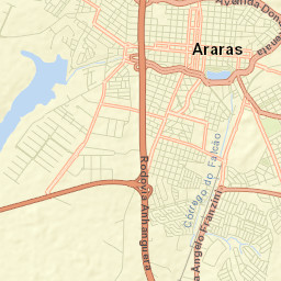 Araras Street Map