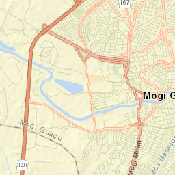 Mogi Guaçu Street Map