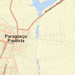 Paraguaçu Paulista Street Map