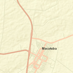 Macatuba Street Map