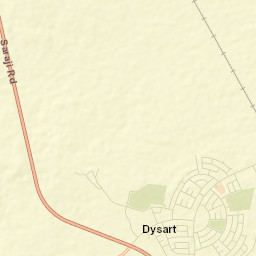 Dysart Street Map