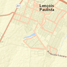 Lençóis Paulista Street Map