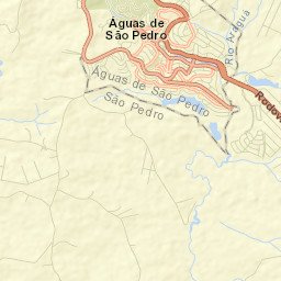 Águas de São Pedro Street Map