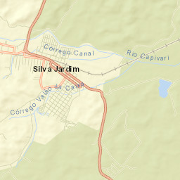 Silva Jardim Street Map