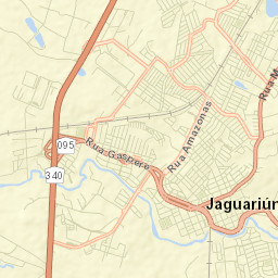 Jaguariúna Street Map