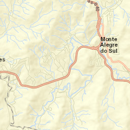 Monte Alegre do Sul Street Map