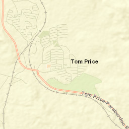Tom Price Street Map