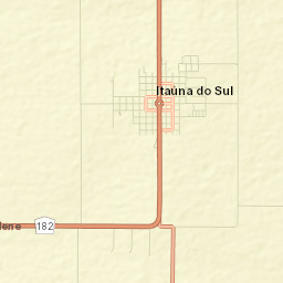 Itaúna do Sul Street Map