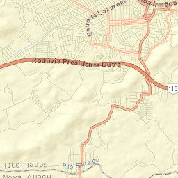 Queimados Street Map