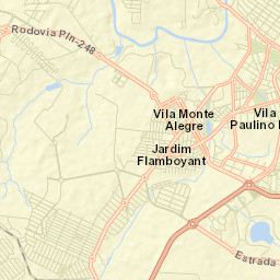 Paulínia Street Map