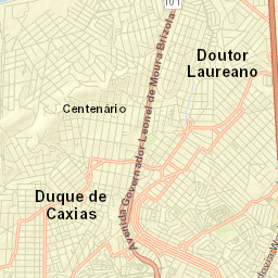 Duque de Caxias Street Map