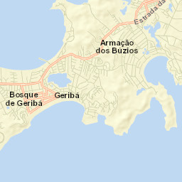 Armação dos Búzios Street Map