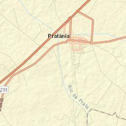 Pratânia Street Map