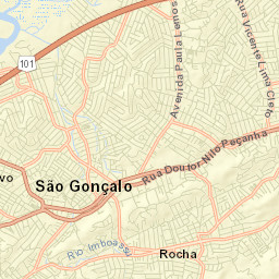São Gonçalo Street Map