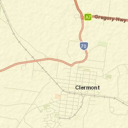 Clermont Street Map