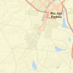 Rio das Pedras Street Map