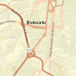 Botucatu Street Map