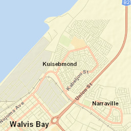 Walvis Bay Street Map