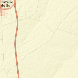 Cruzeiro do Sul Street Map