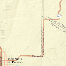 Bela Vista do Paraíso Street Map