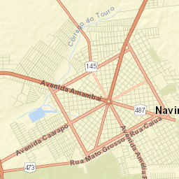 Naviraí Street Map