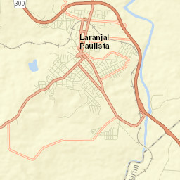Laranjal Paulista Street Map