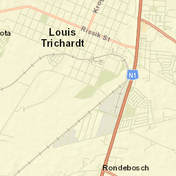 Louis Trichardt Street Map