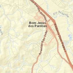Bom Jesus dos Perdões Street Map