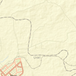 Uraí Street Map
