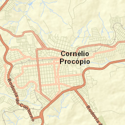 Cornélio Procópio Street Map