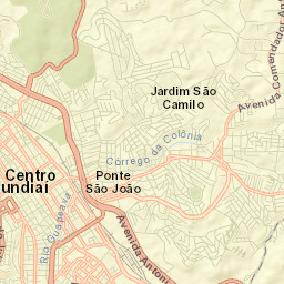 Jundiaí Street Map