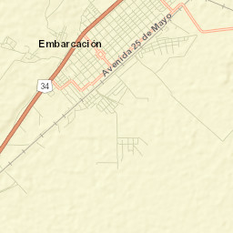 Embarcación Street Map