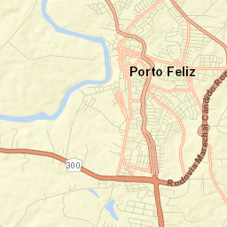 Porto Feliz Street Map