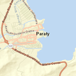 Paraty Street Map