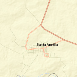 Santa Amélia Street Map