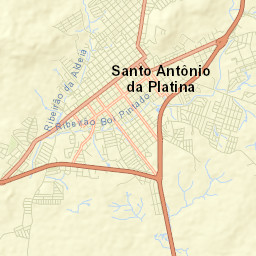 Santo Antônio da Platina Street Map
