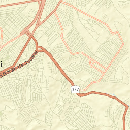 Jacareí Street Map