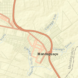 Mandaguaçu Street Map