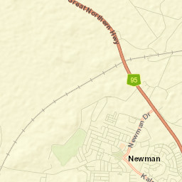 Newman Street Map