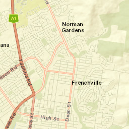 Frenchville Street Map