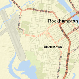 West Rockhampton Street Map