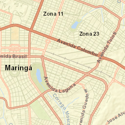 Maringá Street Map