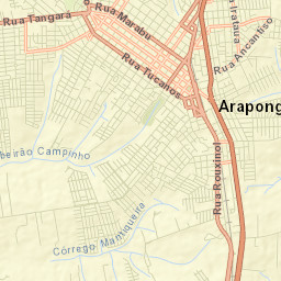 Arapongas Street Map