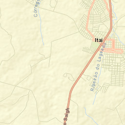 Itaí Street Map