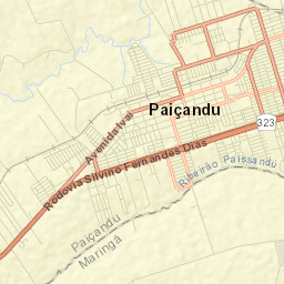 Paiçandu Street Map