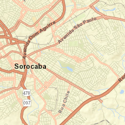Sorocaba Street Map