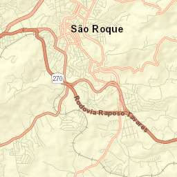 São Roque Street Map