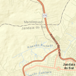 Jandaia do Sul Street Map