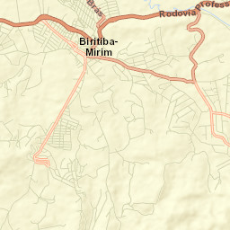 Biritiba Mirim Street Map